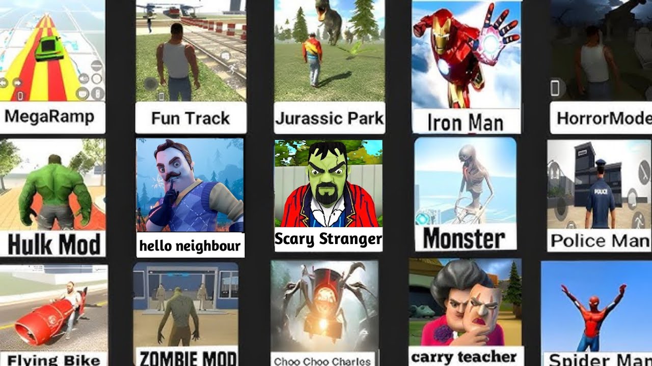 NEW UPDATE SCARY STRANGER MODE INDIAN BIKE DRIVING 3D