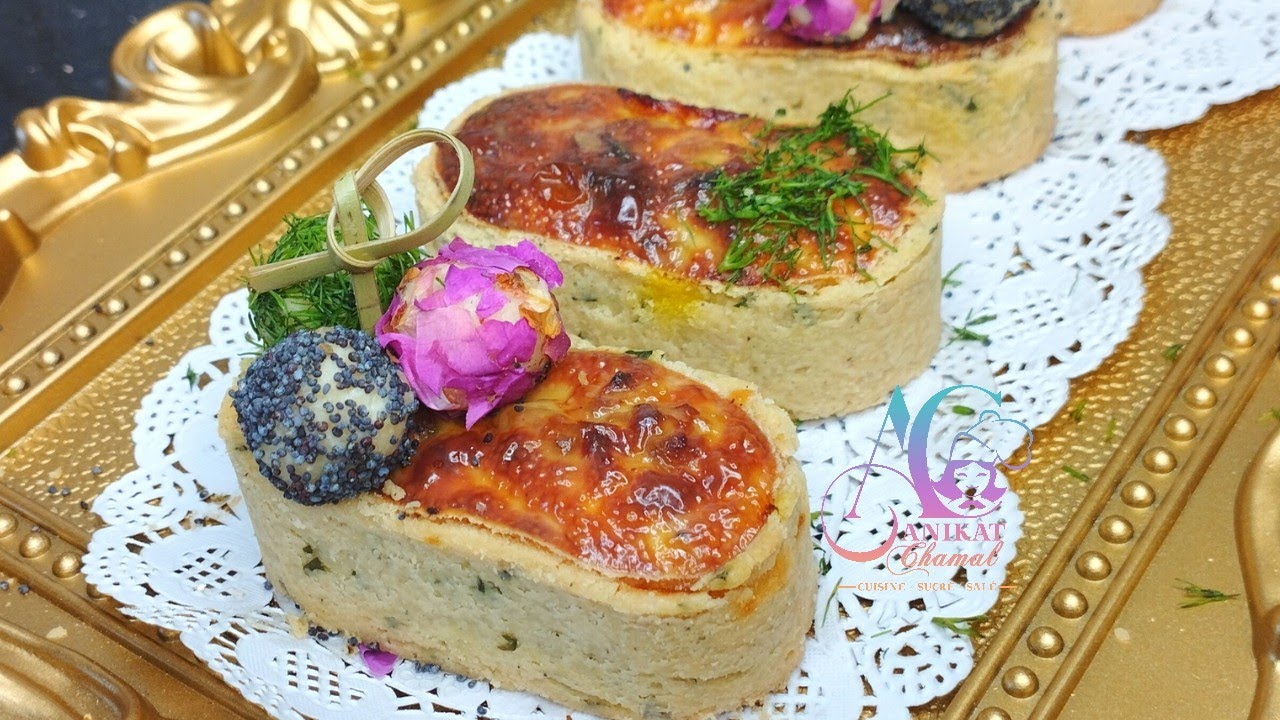 🌛رمضان 2024🌜 كيش بالدجاج مع صوص البيسطو و خضيرة مشحرة مذاق رائع مع جميع التفاصيل