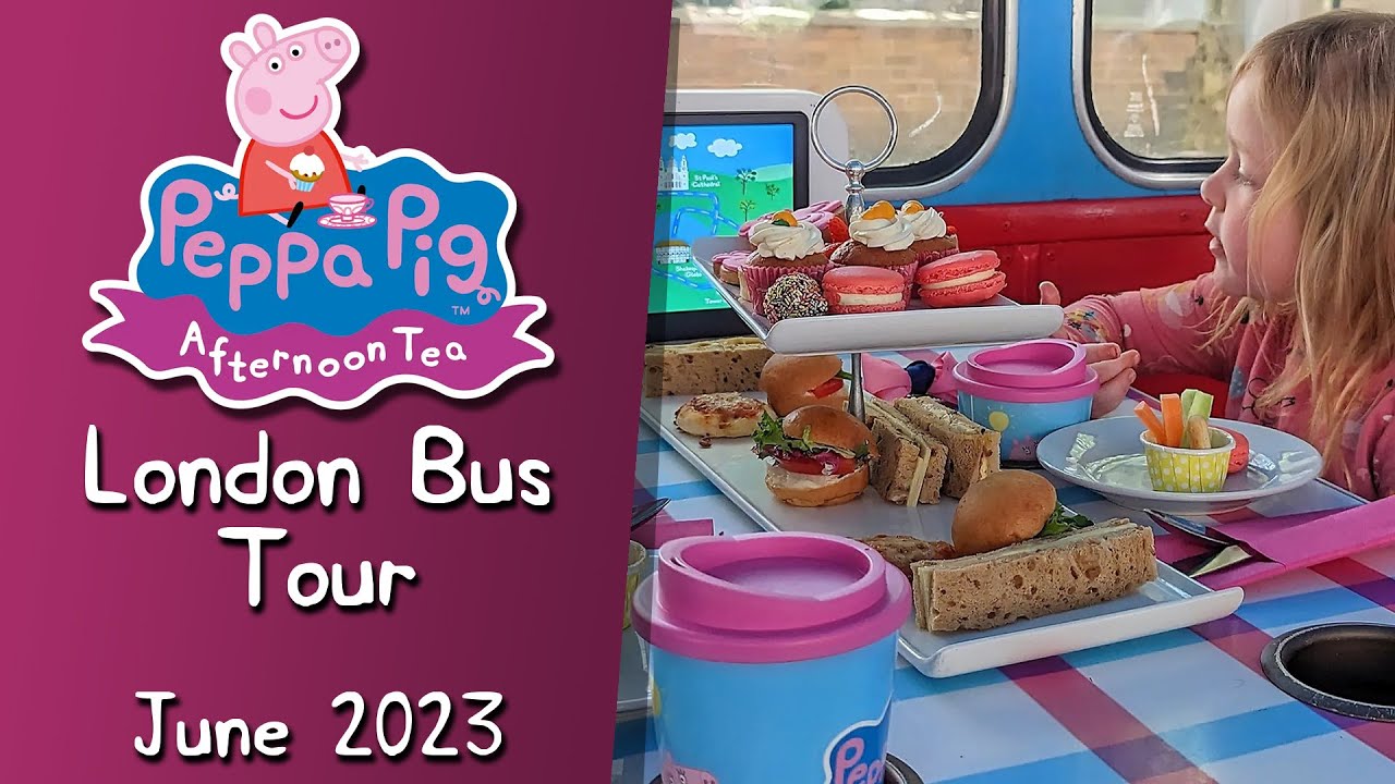 Peppa Pig Afternoon Tea Bus Tour 2023