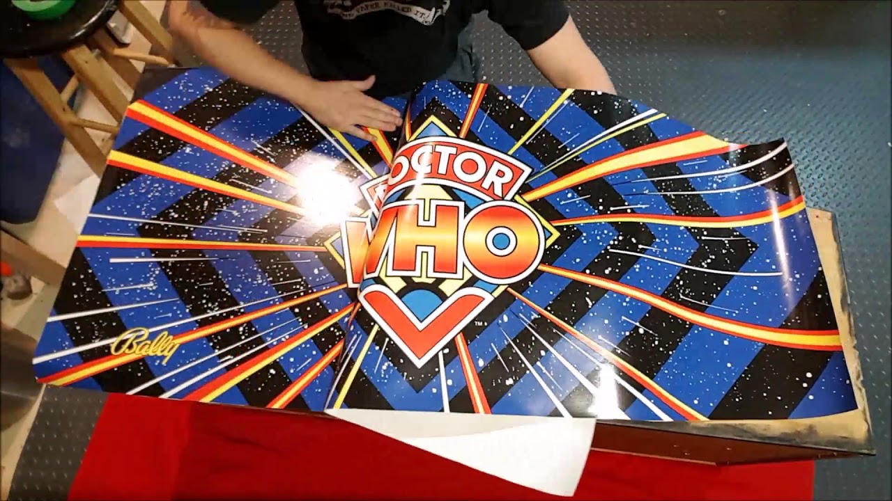 Bally Dr Who Pinball - Restoration Vlog 09 - Side Decals