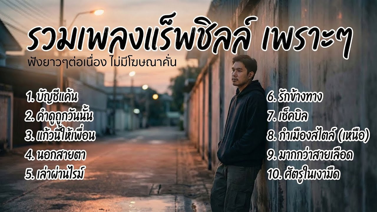 ใหม่ล่าสุด รวมเพลงแร็พ - ฮิพฮอพ  [LONGPLAY] ฟังเพลินยาวๆ ไม่มีโฆษณาคั่นบ่อย | เพลงแร็พไทย [28]