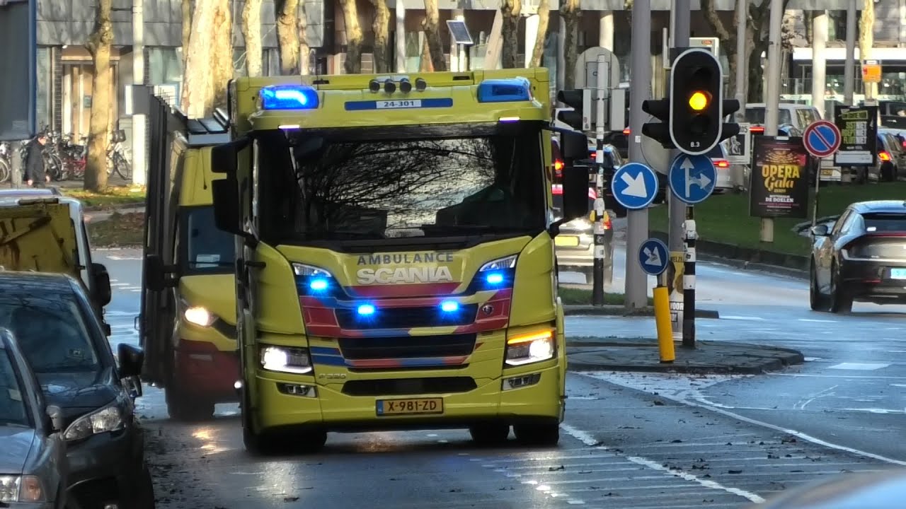 Politie, Brandweer en Ambulance met spoed in Rotterdam!
