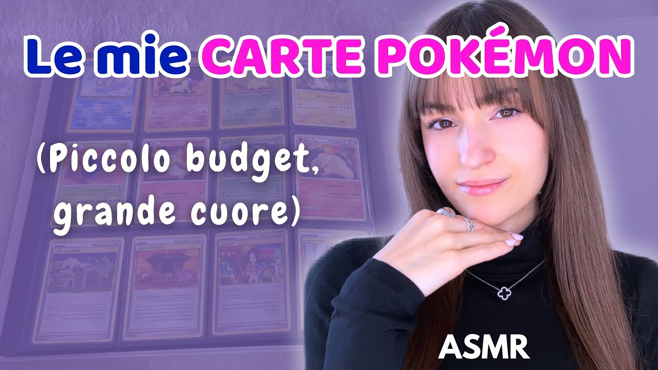 La semplice collezione di carte Pokémon di un’appassionata!🫶🏻 | ASMR ITA