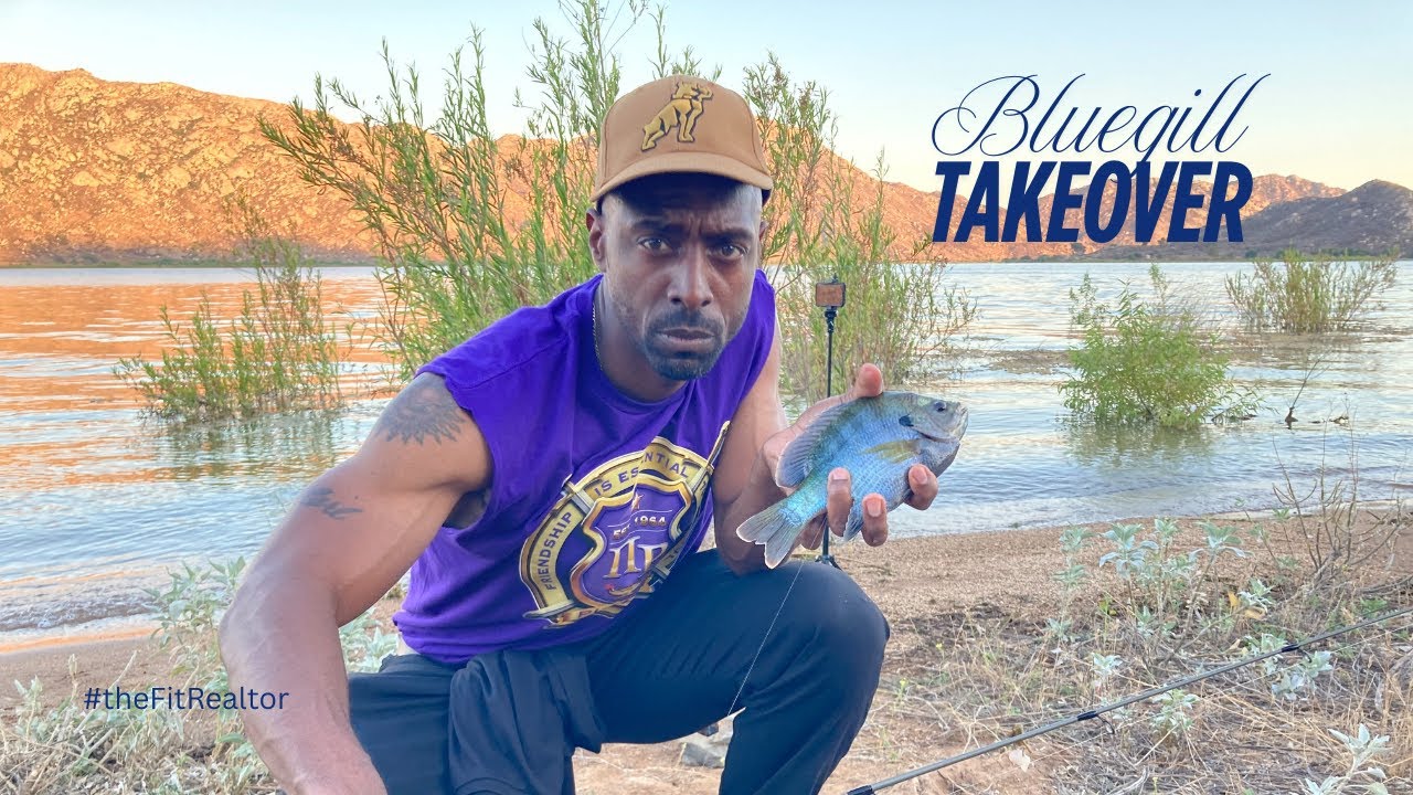 Big Bluegill Takeover at Lake Perris | East End of the Lake | Good Times #theFitRealtor