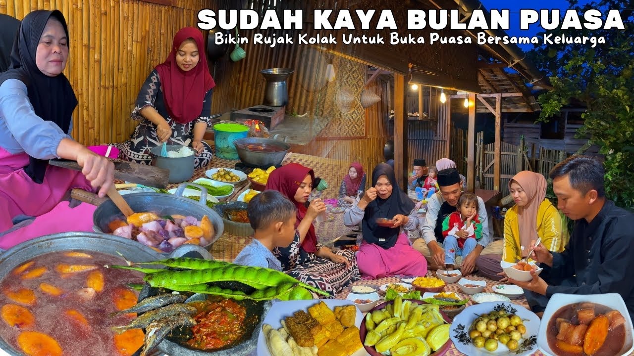 TENANGNYA HIDUP DIDESA | MEMETIK LALABAN, AMBIL SINGGKONG DIKEBUN BUAT BIKIN KOLAK, MENU BUKA PUASA