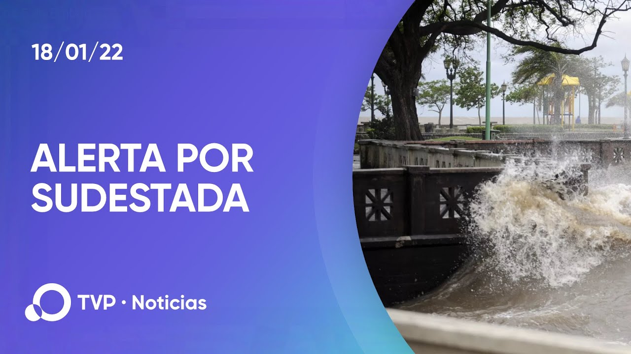 Alerta por sudestada y crecida del Río de la Plata