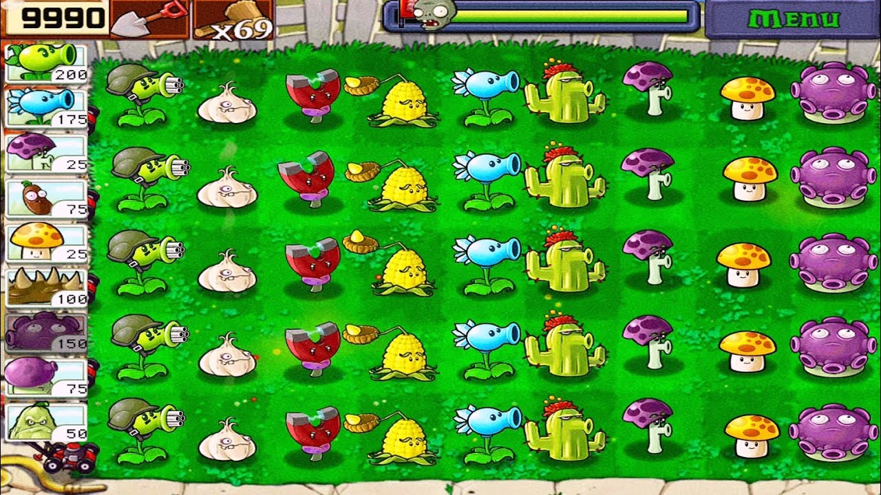 PLANTS VS ZOMBIES | SURVIVAL DAY | PLANTS VS ALL ZOMBIES | FULL GAMEPLAY HD [ 1080p ] [ 60fps ]