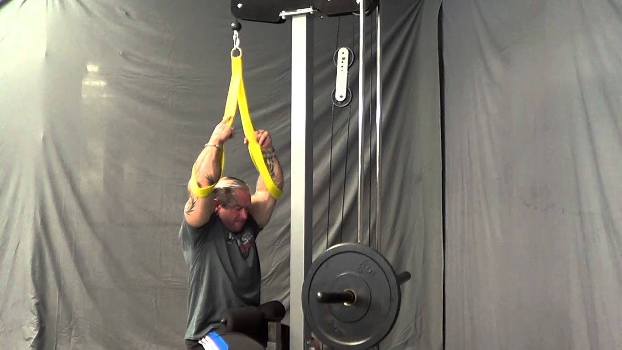Spud Long Ab Strap Pulldown with Lee Priest