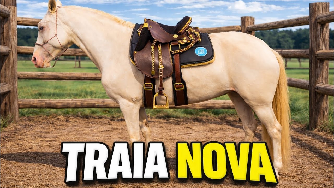 COMPREI UMA TRAIA NOVA PRA MINHA ÉGUA RARA 
