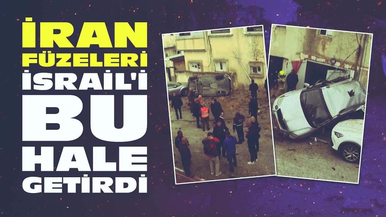TRT Haber, İsrail'de vurulan noktayı g&ouml;r&uuml;nt&uuml;ledi