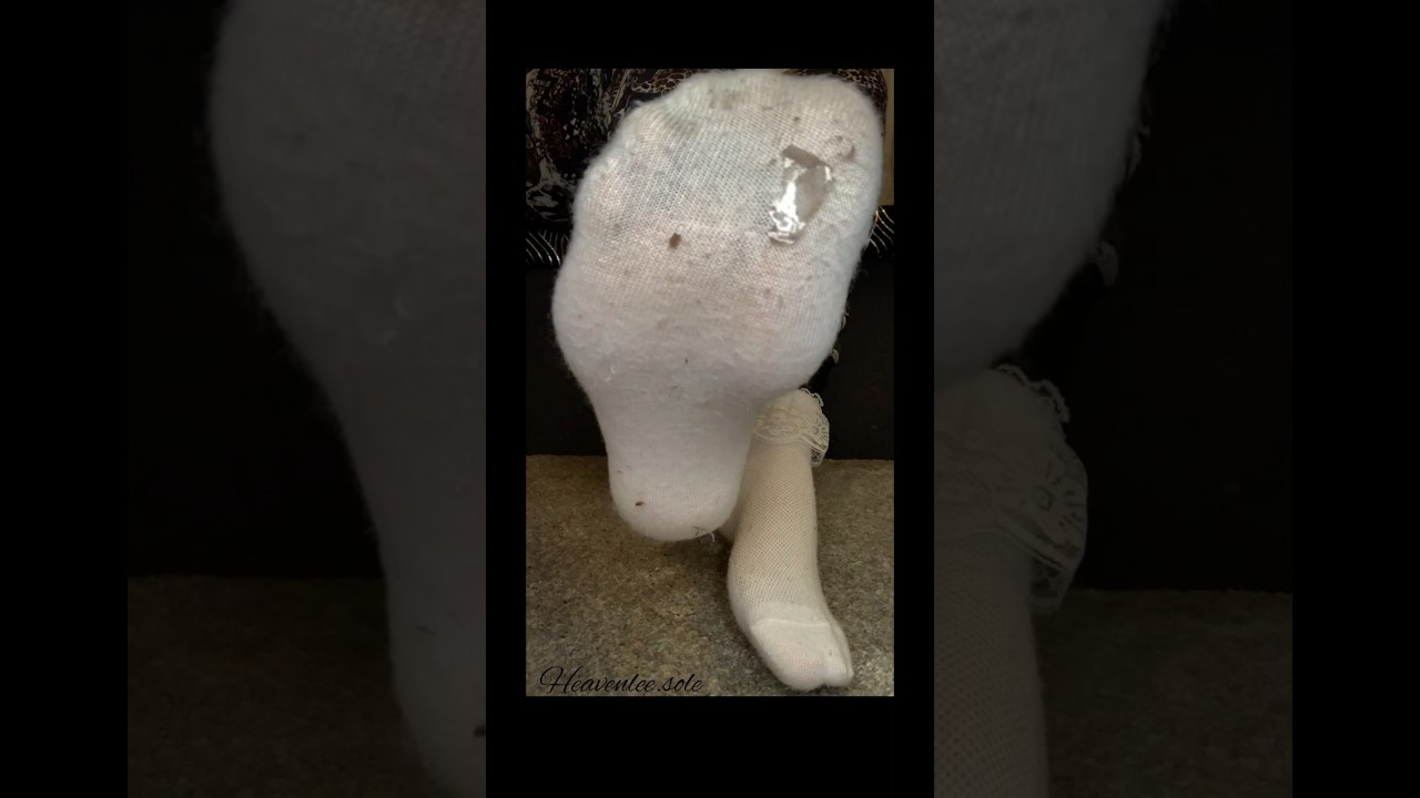 Stinky dirty white socks  #feet #stinky #dirtyshoes #socks #whitesocks