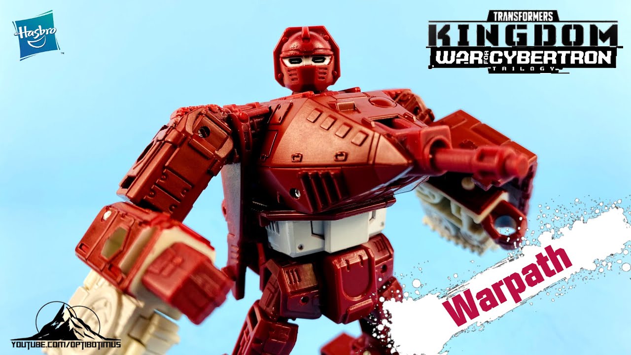 Transformers War for Cybertron Kingdom Deluxe Class WARPATH Video Review