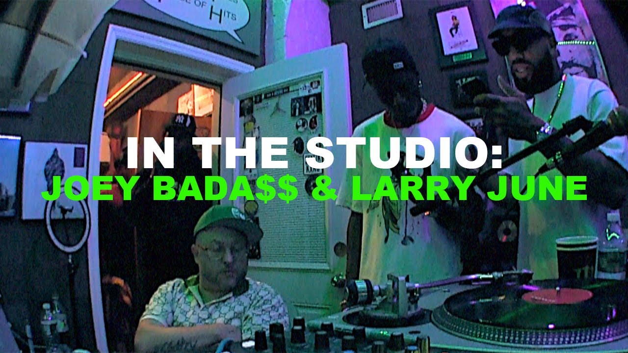 In The Studio: Joey Bada$$, Larry June, and Statik Selektah Working on 