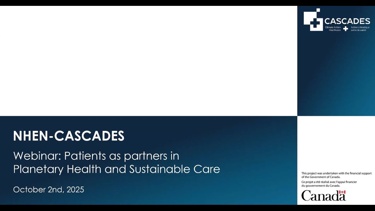 Patients as Partners in Planetary Health and Sustainable Care