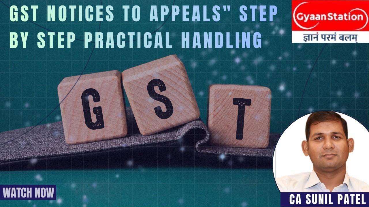 GST Notices to Appeals:  Step-by-Step Practical Handling #gst #gstupdates