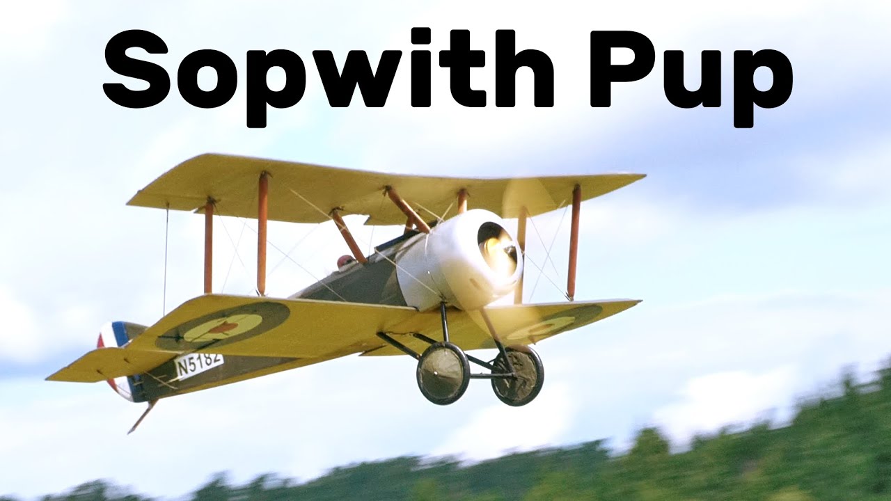 Sopwith Pup | scale RC biplane | 4K | Valašská Air Show 2025