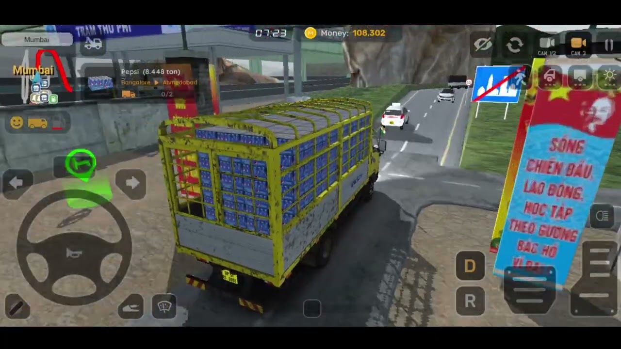 Minitruck Simulator Vietnam GamePlay - Vietnam Roads Papsi Loaded Drive Experience- Android Gameplay