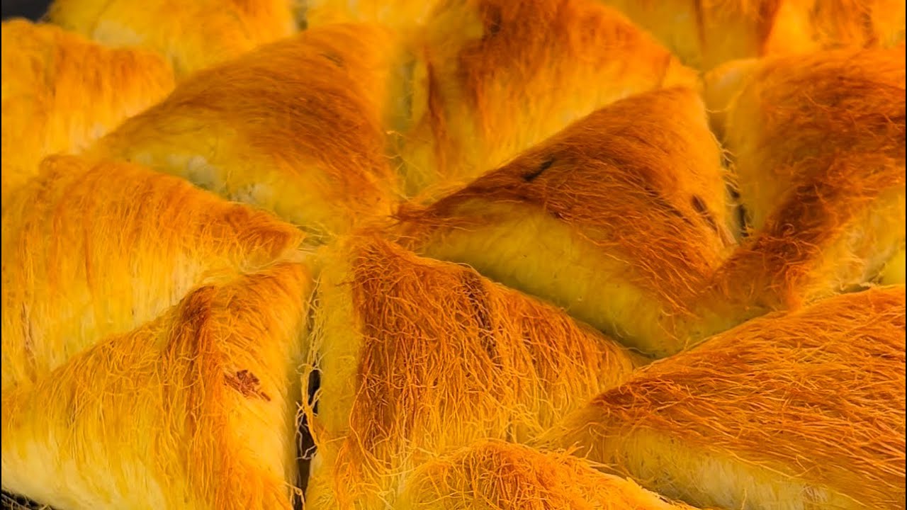 كنافه حجاب بالكاسترد والكريمه ❤️😋 والطعم انهياااااار