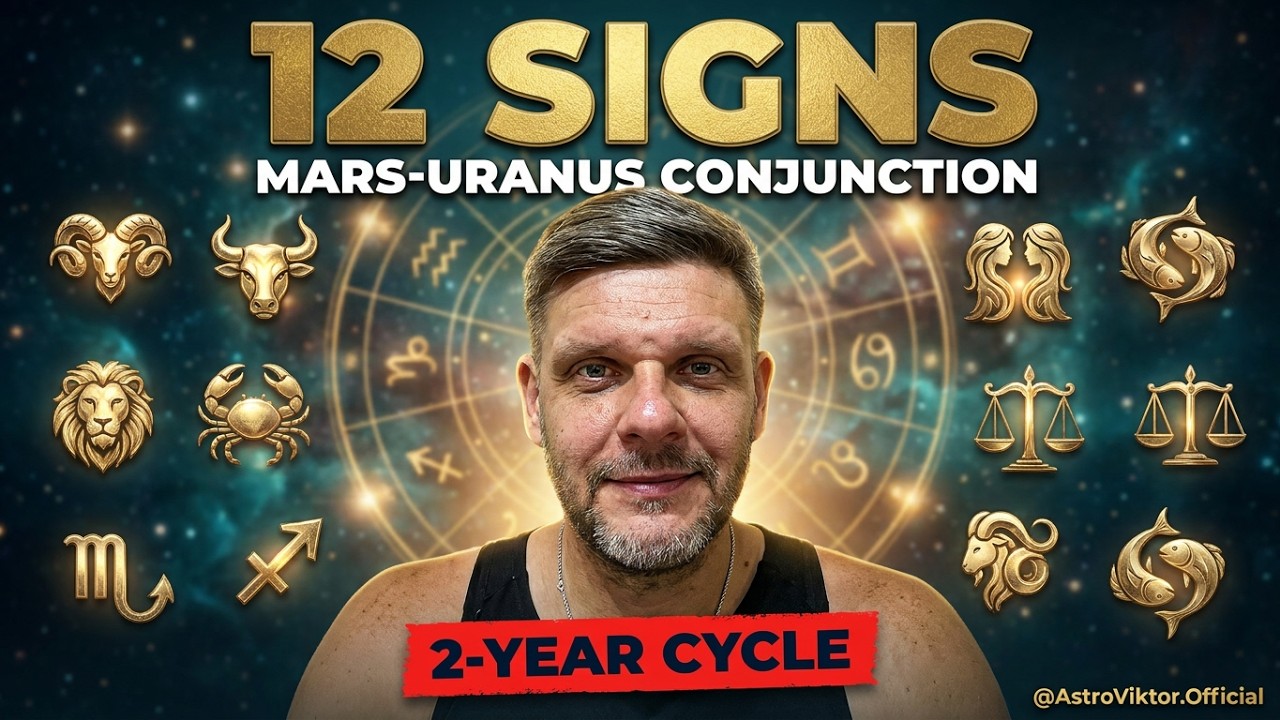 MARS-URANUS CONJUNCTION FOR 12 SIGNS