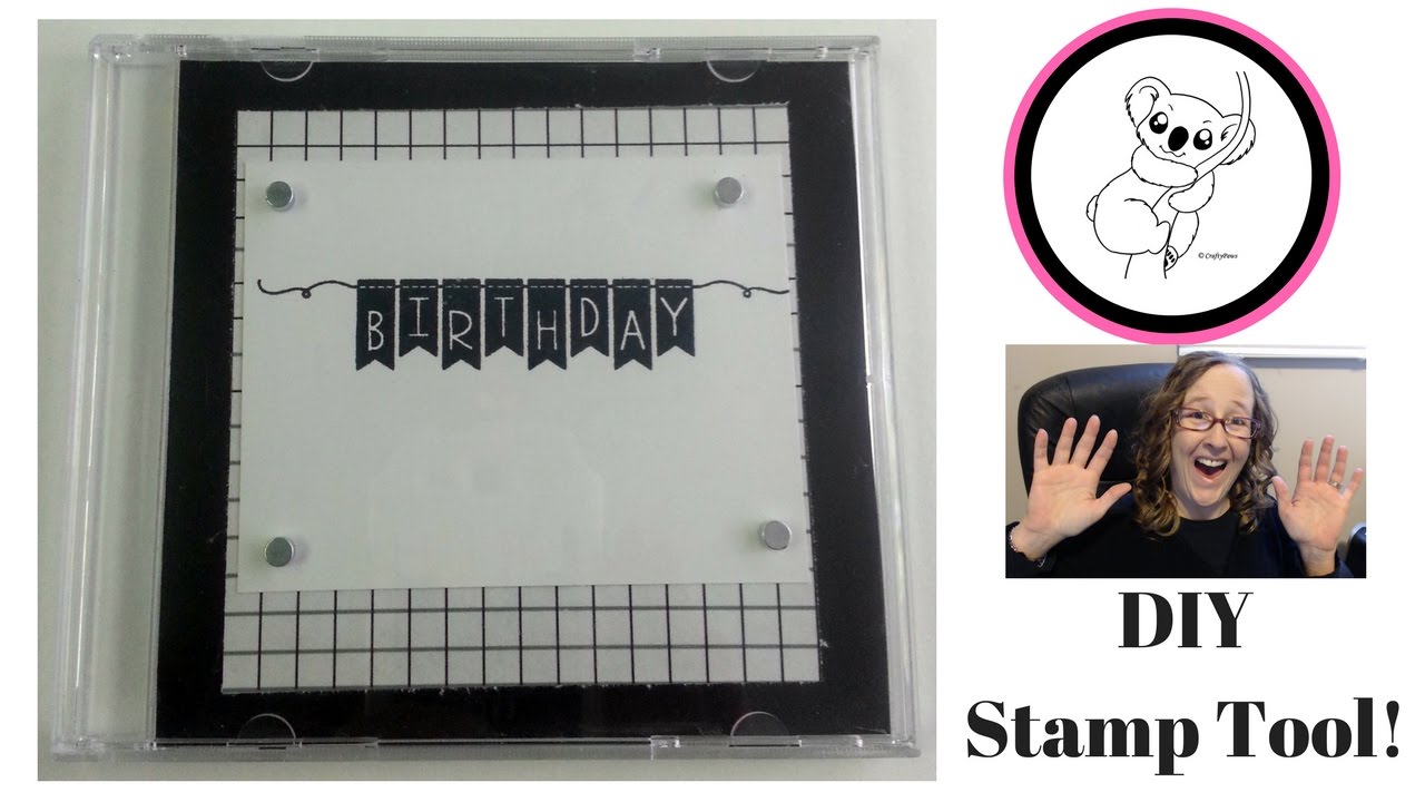 DIY Travel sized stamping tool (perfect placement stamp helper)