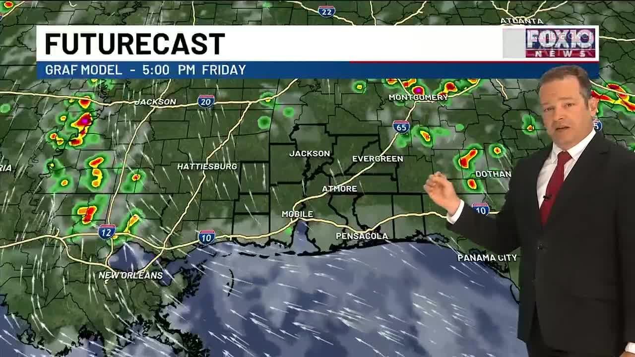 Warm with a few showers