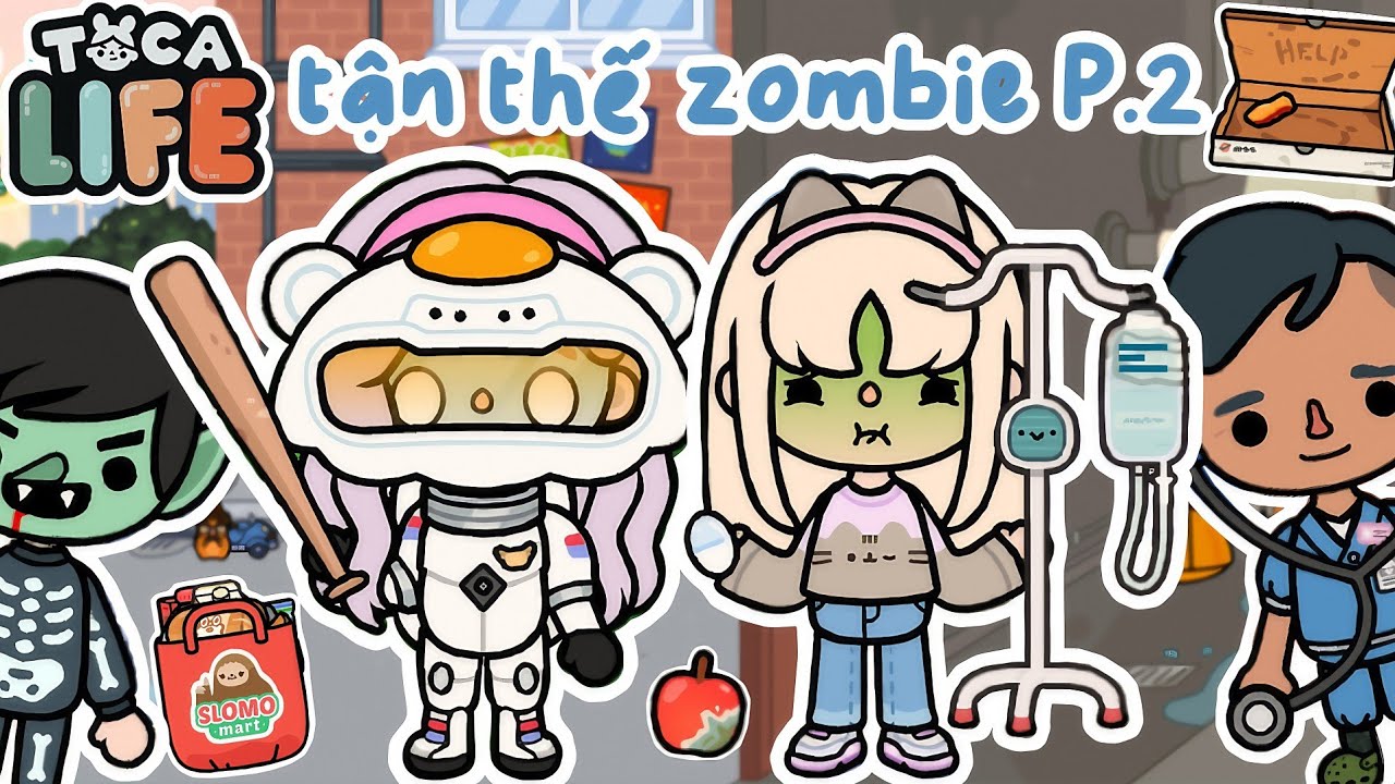 [P.2] SỐNG SÓT TRONG TẬN THẾ ZOMBIE quá nguy hiểm 🧟🆘😱 | Bơ Channel | Toca Boca