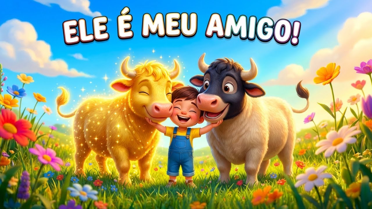 BOI DA CARA PRETA| Música Infantil Alegre e Calma (Filhotes Geniais)