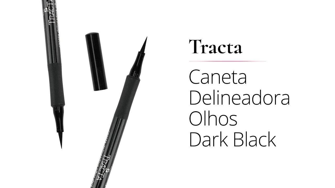 #MinutoMaquiADORO Caneta Delineadora Olhos Dark Black - Tracta by Luiza Rossi