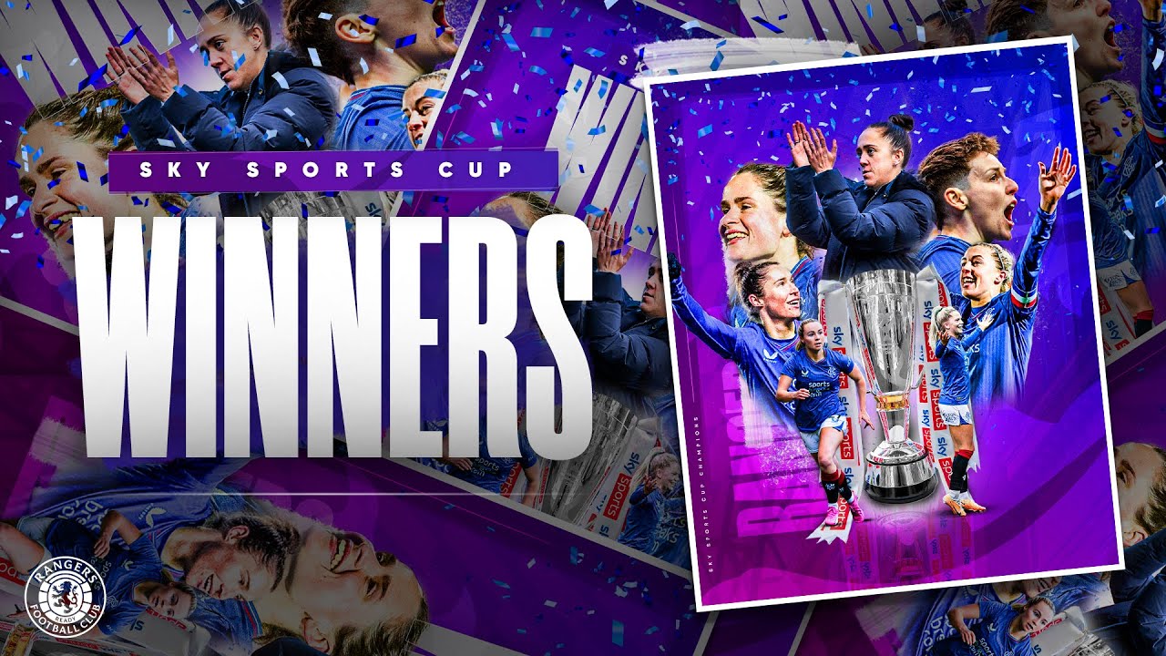 AWAY DAYS | Sky Sports Cup Champions | Rangers Women 4-1 Partick Thistle