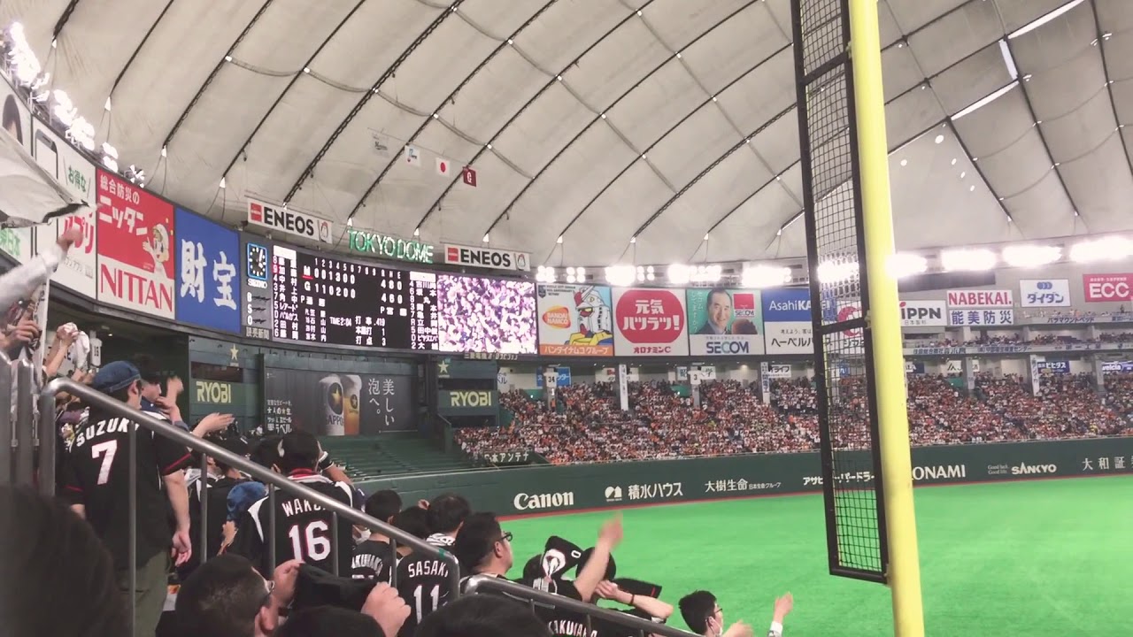 2019/03/24 千葉ロッテマリーンズ 7回表 応援風景 in Tokyo Dome