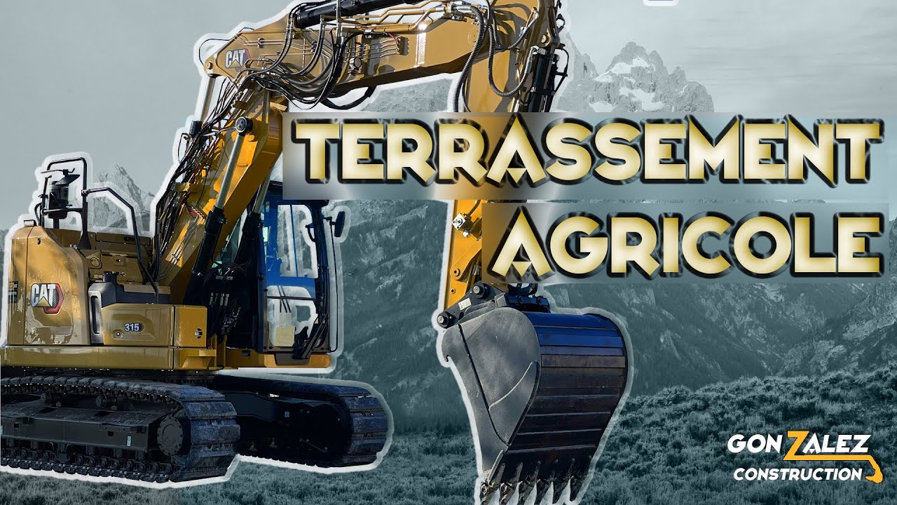 315 CAT TERRASSEMENT AGRICOLE