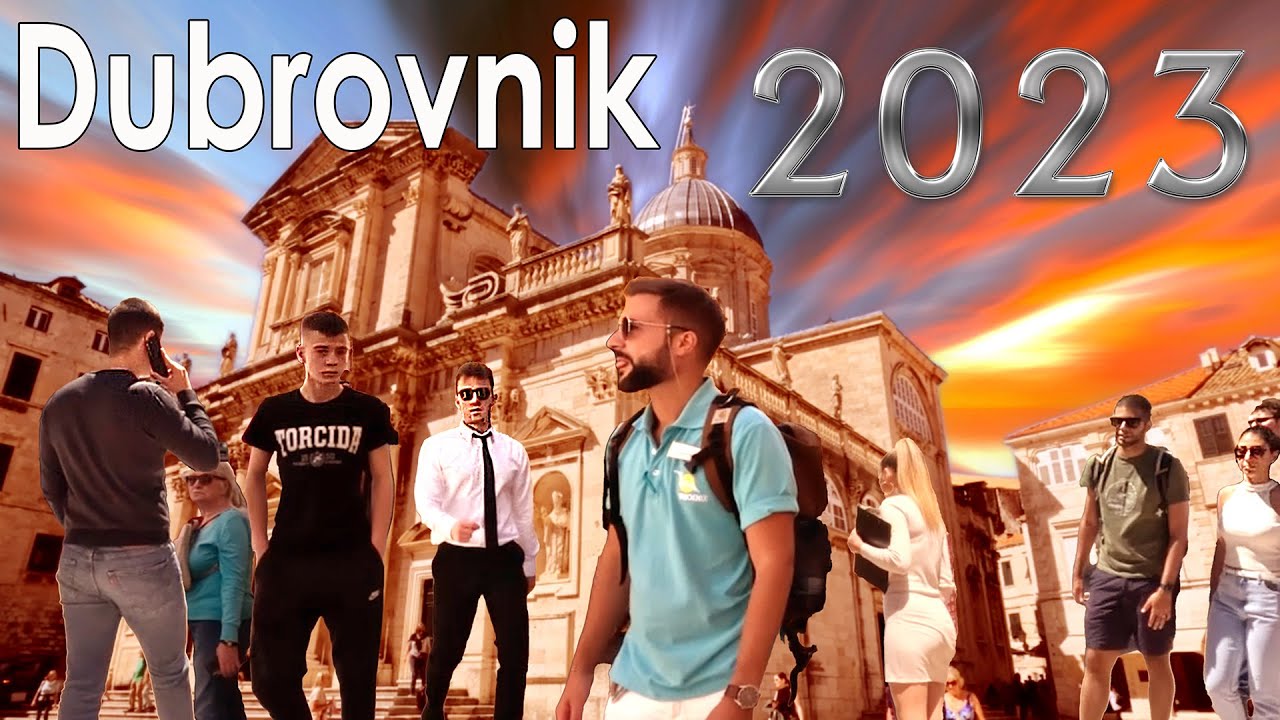 DUBROVNIK, WALKING TOUR, STUNNING OLD TOWN, GAME OF THRONES LOCATIONS, CROATIA, GOT, 4K