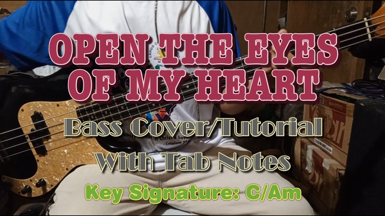 North Palm Worship - Open The Eyes of My Heart Bass Cover (Play Along) With Tab Notes