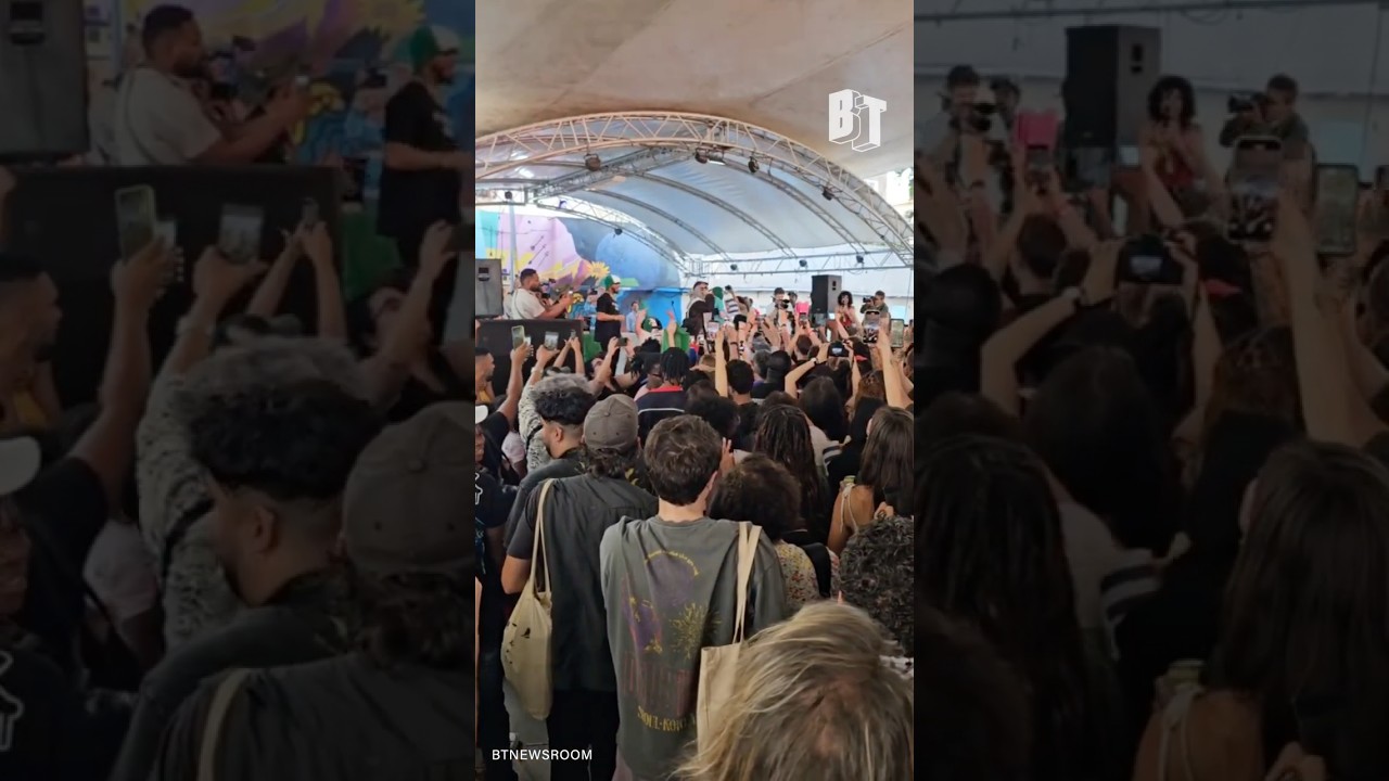 HAPPENING NOW Kneecap performs for the Nuestra Am&eacute;rica convoy in Havana