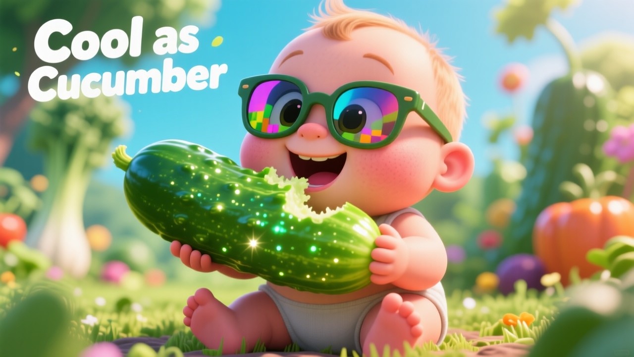 Cool as a Cucumber 🥒 Kids Song | Fun Vegetable Dance & Healthy Eating Rhyme for Toddlers