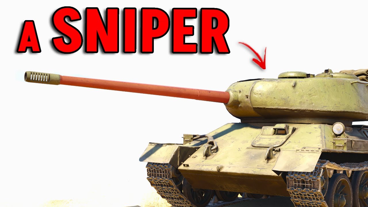 a T-34 with the T-54's Cannon - T-34-100 in War Thunder