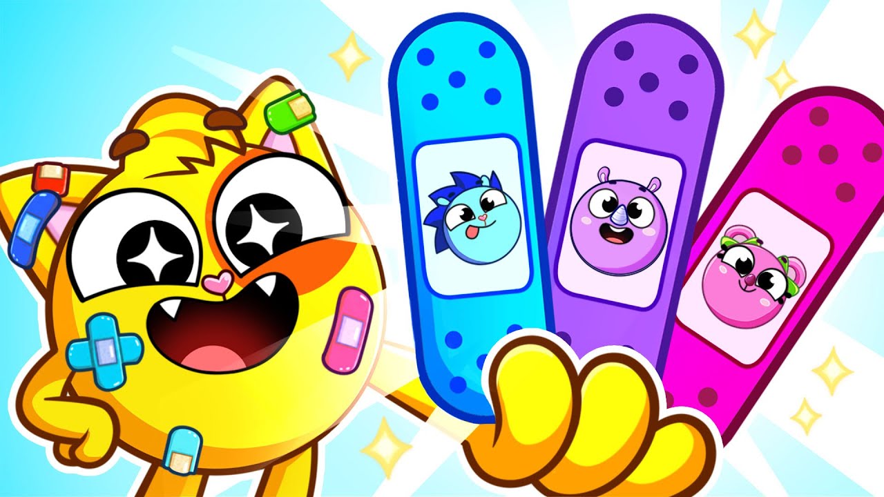 Let’s Put on a Bandage 🩹🎶Fix My Boo-Boo | Kids Songs 🐱🐨🐰🦁 And Nursery Rhymes by Baby Zoo