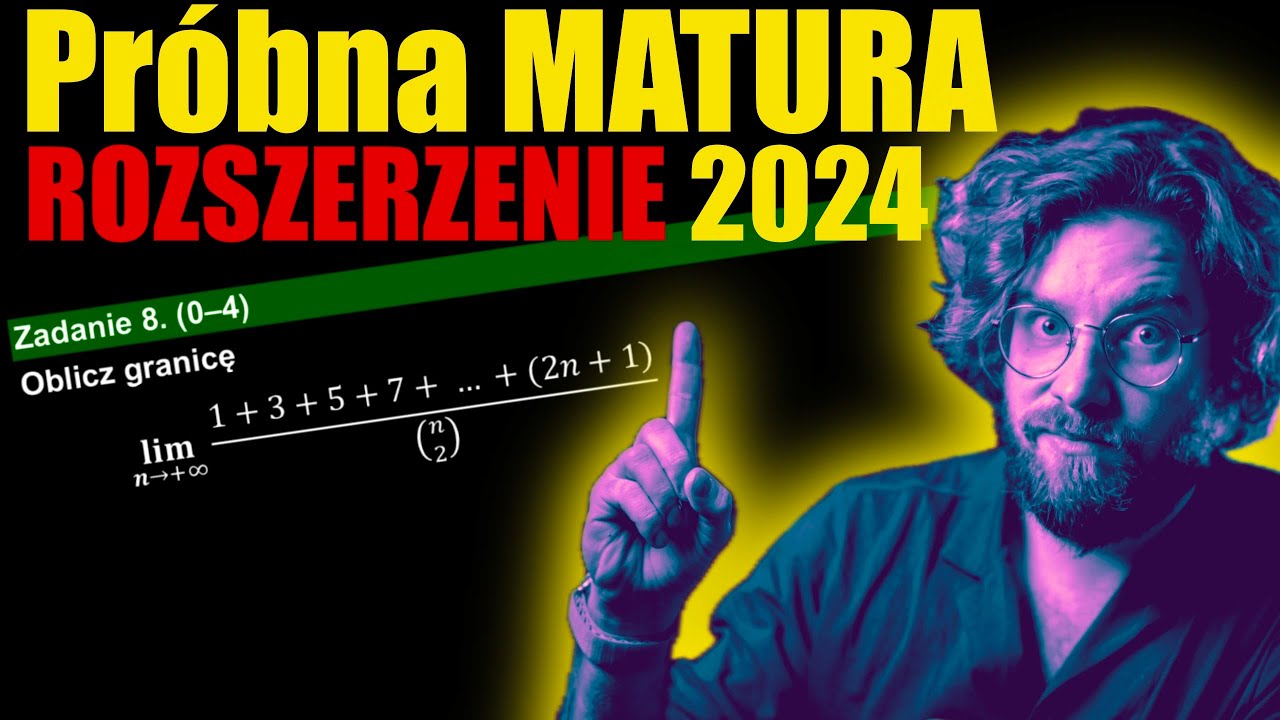 Granica z suma ciągu i PODPUCHĄ❗️ || PRÓBNA MATURA ROZSZERZONA 2024 MATEMATYKA (grudzień) Zad.8