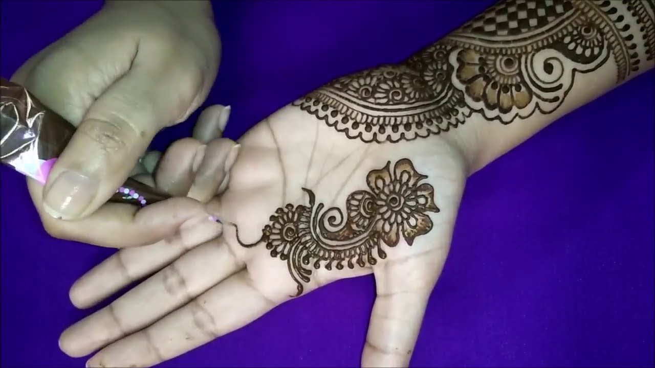 Dulhan Mehndi Designs For Full Hands step by step || दुल्हन मेहंदी डिजाइन