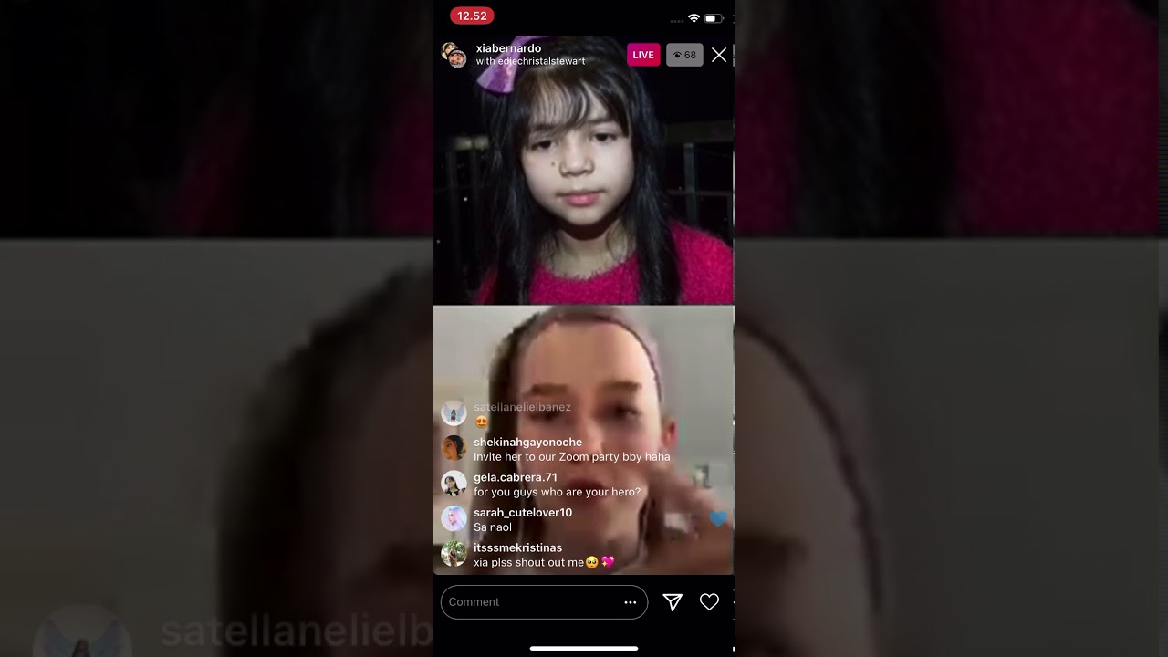 XIA BERNARDO IG LIVE WITH EDIE CHRISTAL STEWART JUNE 13, 2020