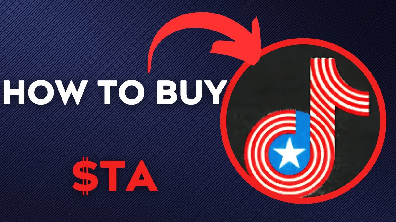 How To BUY $TA &ndash; TIKTOK AMERICA TOKEN CRYPTO COIN IN 60 SECONDS