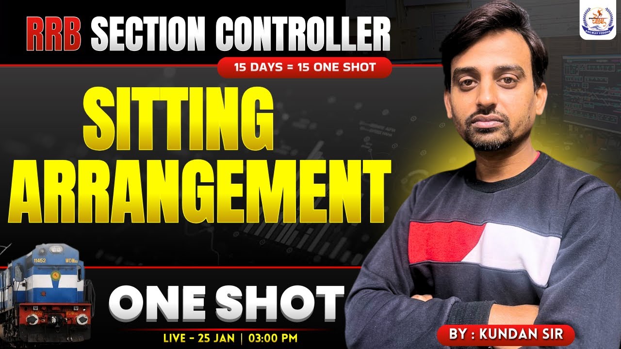Complete Reasoning For Section Controller 2025 | SITTING  ARRANGEMENT  | One Shot Class