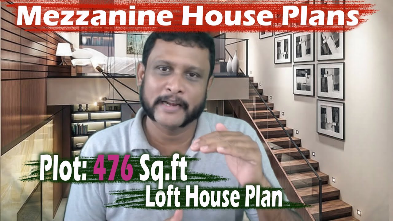 476 Sq.Ft mezzanine House plans, Loft House plan 17x28, Budget Duplex Home plan @AishwaryamBuilder