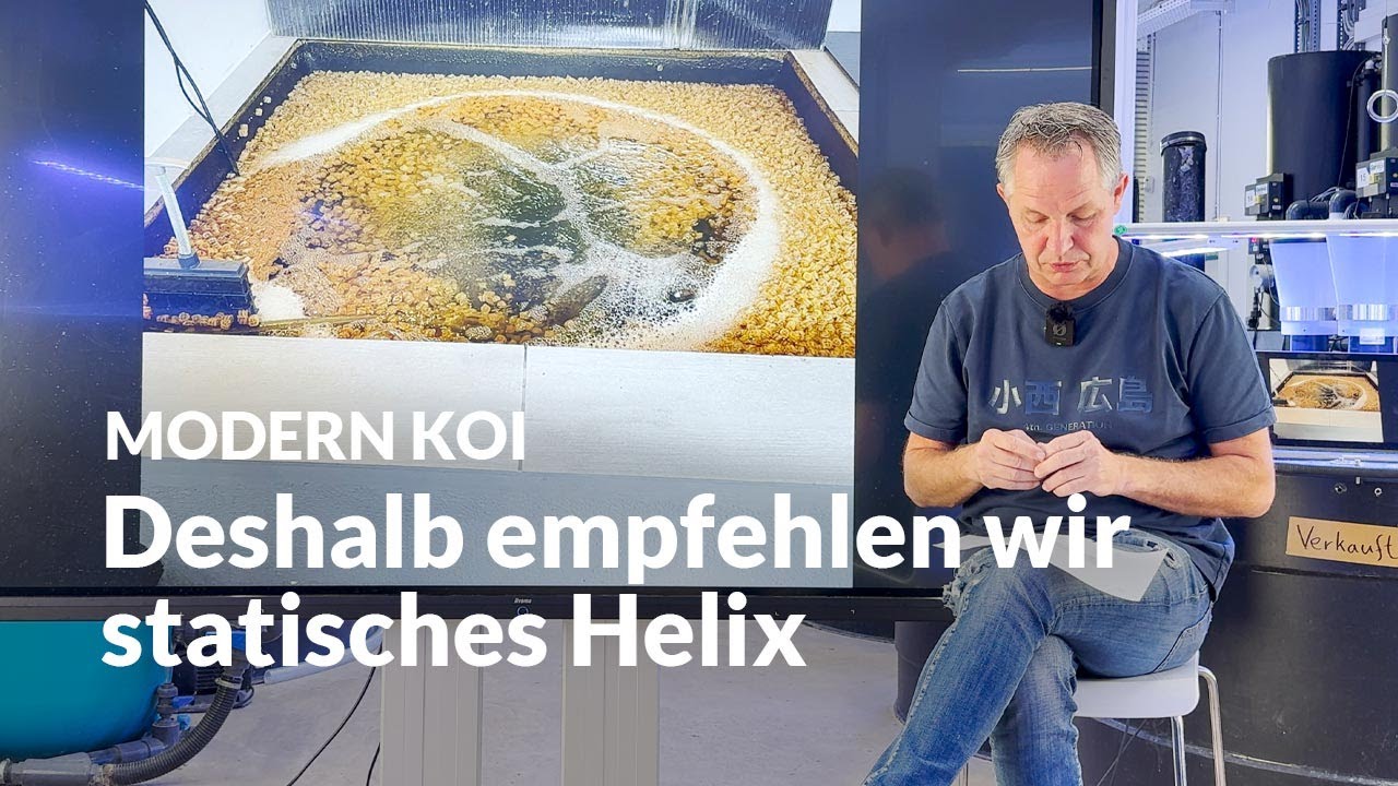 Helix bewegt oder statisch einbringen? | Modern Koi Blog #7452