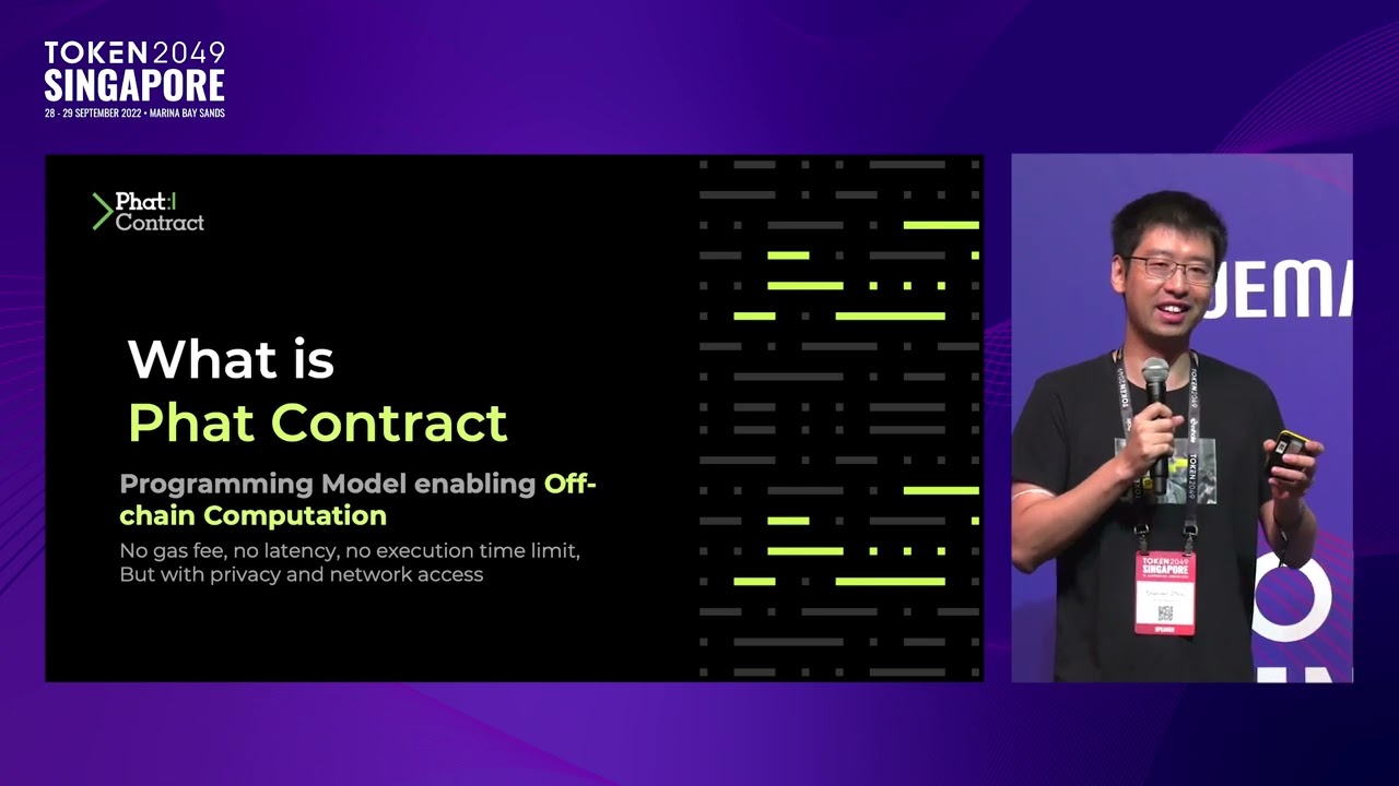 Phat Contract &ndash; The Next Major Step in Replacing Web2 - TOKEN2049 Singapore 2022