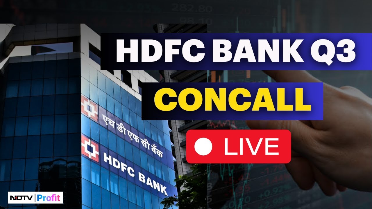 HDFC Bank Q3 Results Live | HDFC Bank FY25 Q3 Press Conference Live