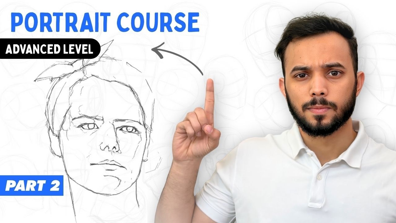 Portrait Drawing Course | How to Draw Facial Features Correctly (Part 2)