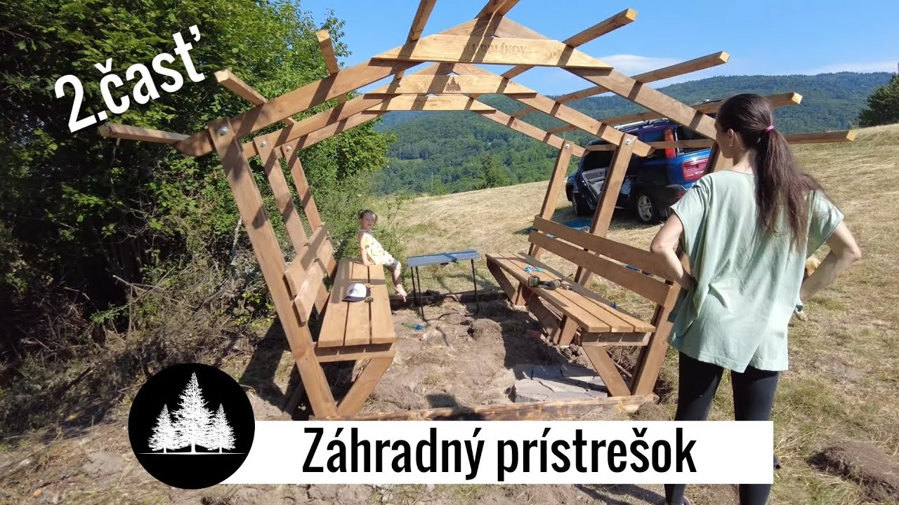 Ako postaviť záhradný prístrešok- 2.časť