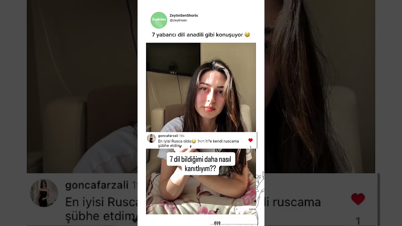 7 yabancı dili anadili gibi konuşan kız 😁