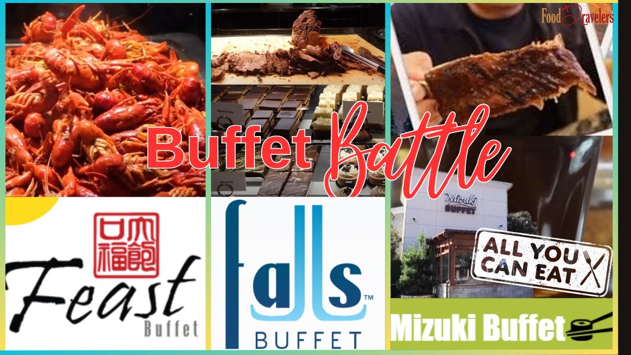 Three Seattle Buffets: FEAST vs Mizuki vs FALLS: Where to go first!! 🇺🇲